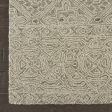 Azura AZM01 Ivory Grey Area Rug by Nourison Fashion