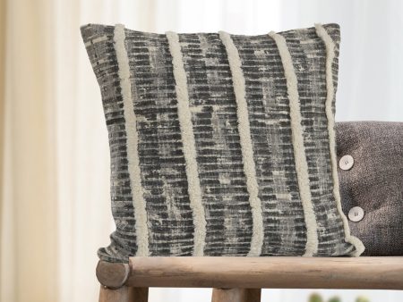 LR Resources Pillows 07362 Black Grey For Sale