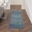 Nourison Passion PSN35 Blue Multicolor Area Rug Online Sale