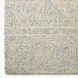 Azura AZM01 Ivory Light Blue Area Rug by Nourison For Sale