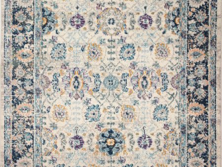 Bashian Dakota D113-MH120 Ivory Teal Area Rug Discount