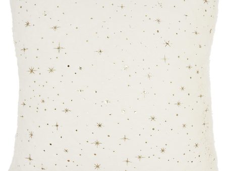 Nourison Fur Met Stars Faux Ivory Gold Hot on Sale