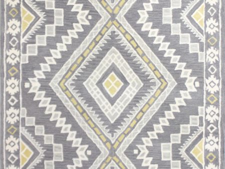 Bashian Chelsea S185-ST277 Grey Area Rug Cheap