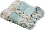 LR Resources Throws 80141 Sky Blue Throw Hot on Sale