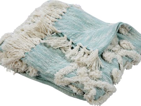 LR Resources Throws 80141 Sky Blue Throw Hot on Sale