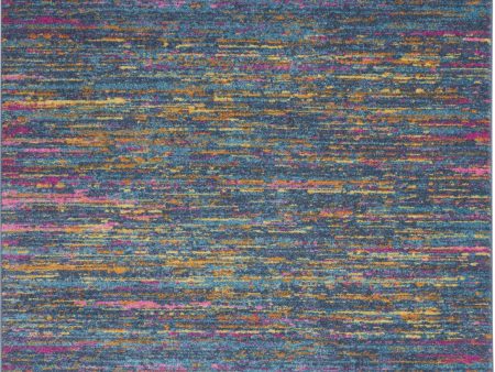 Nourison Passion PSN35 Blue Multicolor Area Rug Online Sale