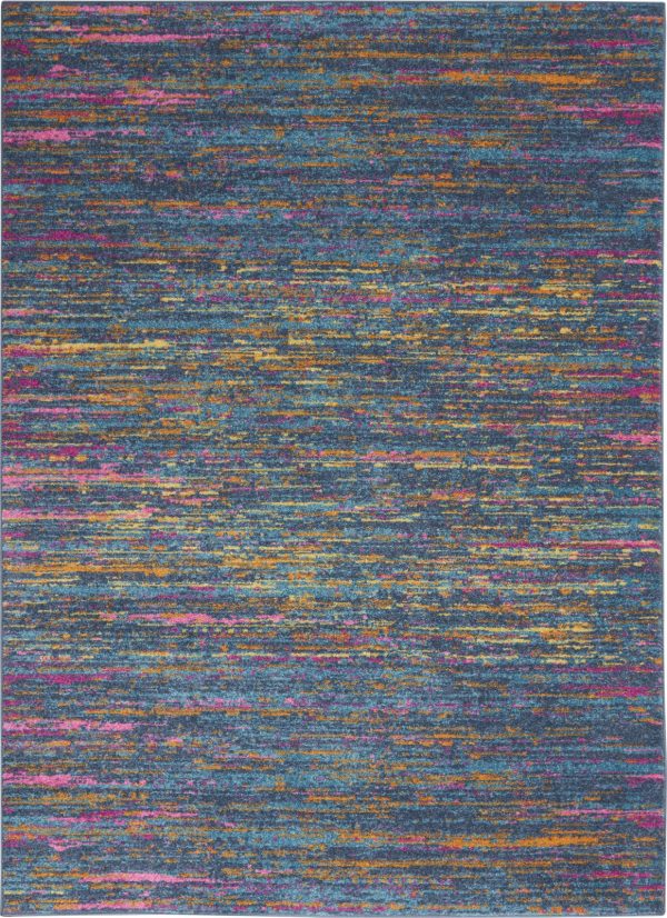 Nourison Passion PSN35 Blue Multicolor Area Rug Online Sale