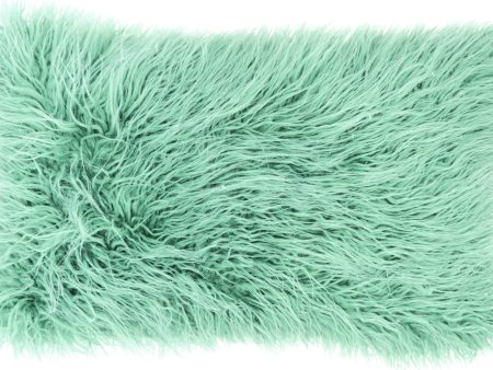 Nourison Faux Fur Tibetan Lamb Celadon by Mina Victory Online