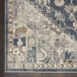 Nourison Concerto CNC08 Ivory Blue Area Rug Fashion