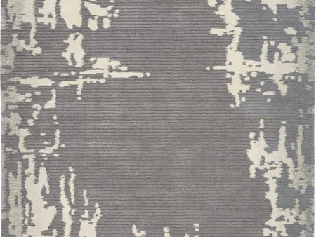 Symmetry SMM02 Grey Beige Area Rug by Nourison For Discount