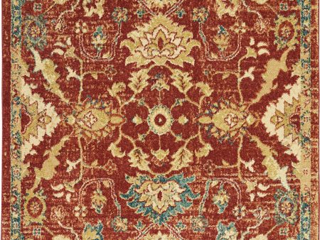 Traditional Vintage TRV02 Red Area Rug by Nourison Discount