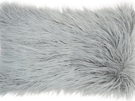 Nourison Faux Fur Tibetan Lamb Light Grey by Mina Victory Online