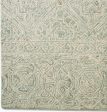 Azura AZM01 Ivory Grey Teal Area Rug by Nourison Online