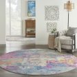 Nourison Passion PSN36 Ivory Multi Area Rug For Cheap