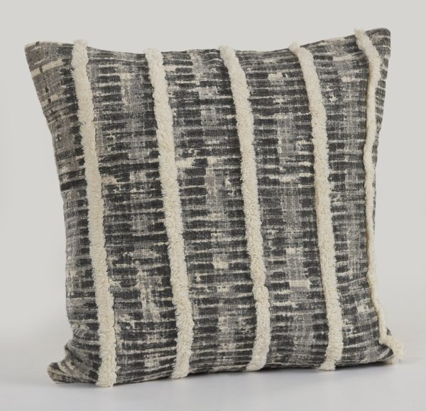 LR Resources Pillows 07362 Black Grey For Sale