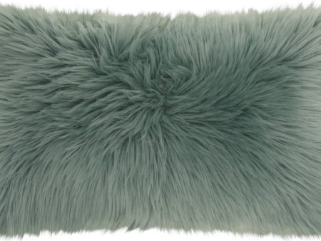 Nourison Fur REMEN POLY FAUX Celadon by Mina Victory Online Hot Sale