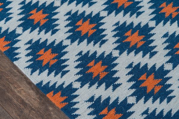 Momeni Thompson THO10 Navy Area Rug by Erin Gates Online now