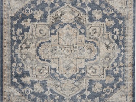 Nourison Concerto CNC08 Ivory Blue Area Rug Fashion