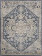 Nourison Concerto CNC08 Ivory Blue Area Rug Fashion