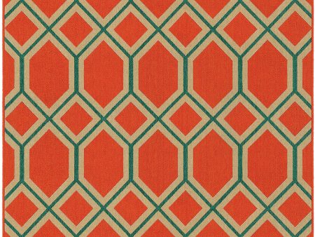 Tommy Bahama Seaside 6660C Orange Area Rug Discount