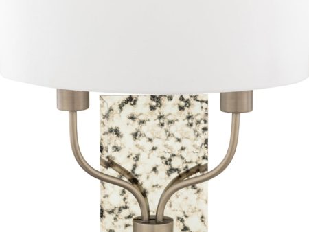 Surya Ogee OGE-002 White Wall Sconce by Candice Olson on Sale