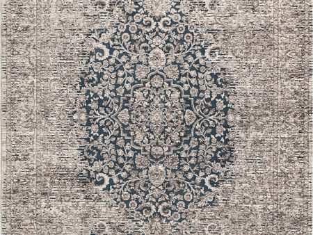 Trans Ocean Jasmine Medallion Blue Area Rug by Liora Manne Online