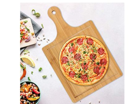 Bamboo Pizza Serving Board Square Discount