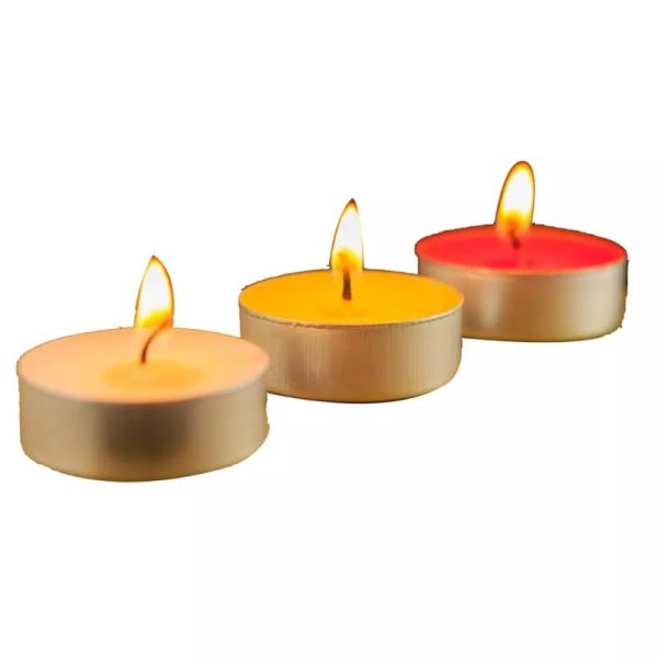 10 PCS Tealight Candle Red Hot on Sale