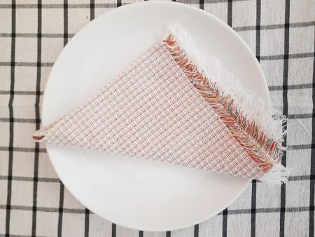 Cloth Napkin Hand Woven for Table 6 PCS Set Discount