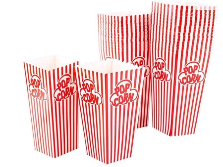 Popcorn Boxes Printed 25 PCS For Discount