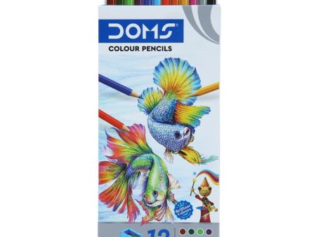 Doms 12 Shade Color Pencils Multicolor Online Sale