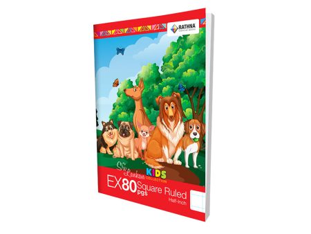 Rathna EX 80Pgs Square Ruled Half Inch Book on Sale