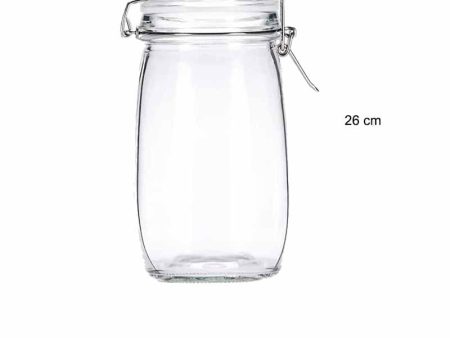 Metal Clamp Glass Jar 2500 ml For Cheap