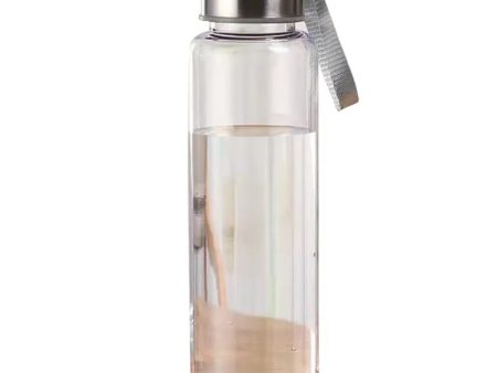 Glass Water Bottle with Bag 600 ml Online Hot Sale