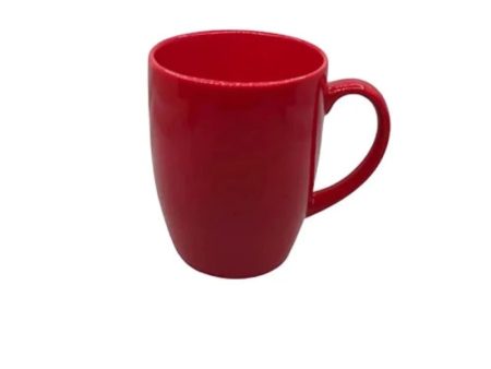 Porcelain Coffee Mug Red on Sale