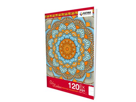 Rathna Exercise Book Single Ruled 120PGS Fashion