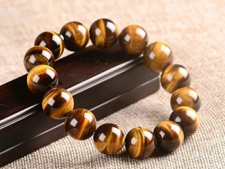 Tiger Eye Bracelet for Men & Women 10 mm Sale