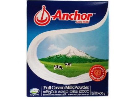 Anchor Full Cream Milk Powder 400 g Hot on Sale