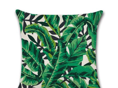 Tropical Leaf Printed Sofa Cushion Cover Supply