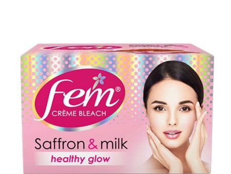 Fem Bleach Cream Saffron & Milk 8g Supply