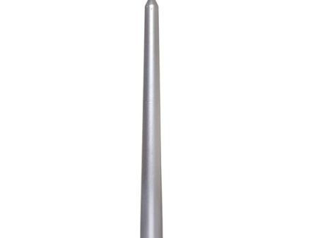 Silver Taper Candle 10  Unscented Online Sale