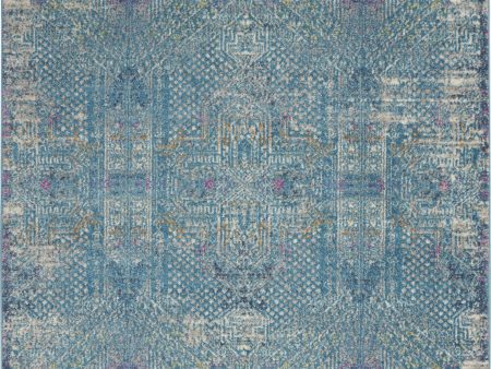 Nourison Passion PSN38 Blue Area Rug For Cheap