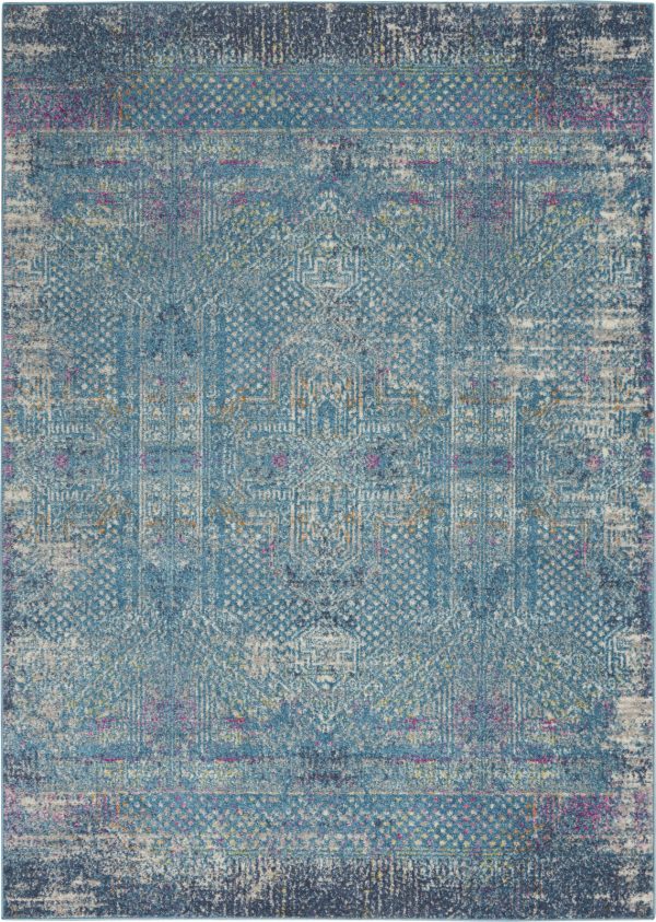 Nourison Passion PSN38 Blue Area Rug For Cheap