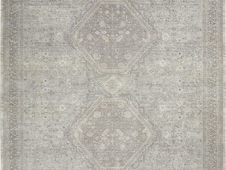 Starry Nights STN04 Cream Grey Area Rug by Nourison Online now