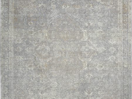 Starry Nights STN03 Silver Cream Area Rug by Nourison on Sale