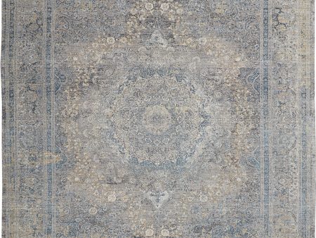 Starry Nights STN06 Cream Blue Area Rug by Nourison Sale