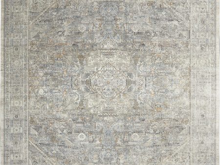 Starry Nights STN02 Cream Grey Area Rug by Nourison Supply