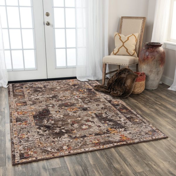 Rizzy Ovation OVA101 Brown Beige Area Rug Supply