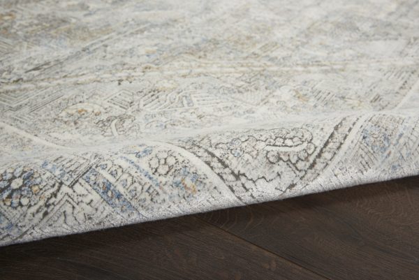 Starry Nights STN02 Cream Grey Area Rug by Nourison Supply